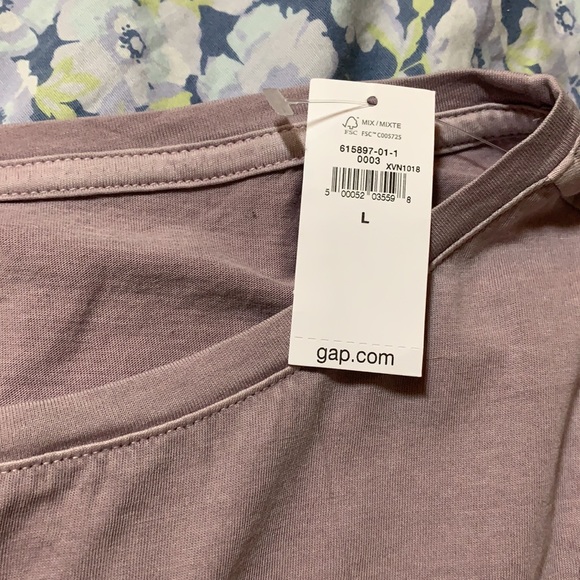 NWT Gap Peplum Tee, L - Picture 6 of 6